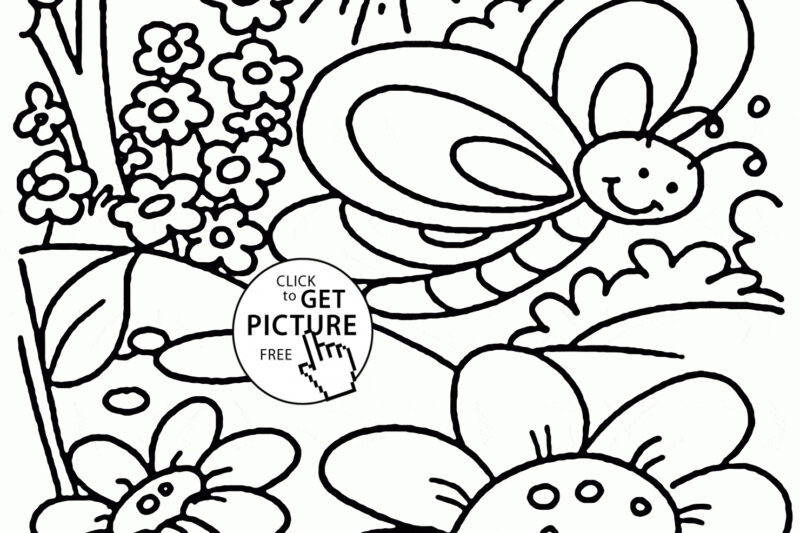 Free Coloring Pages For Kindergarteners