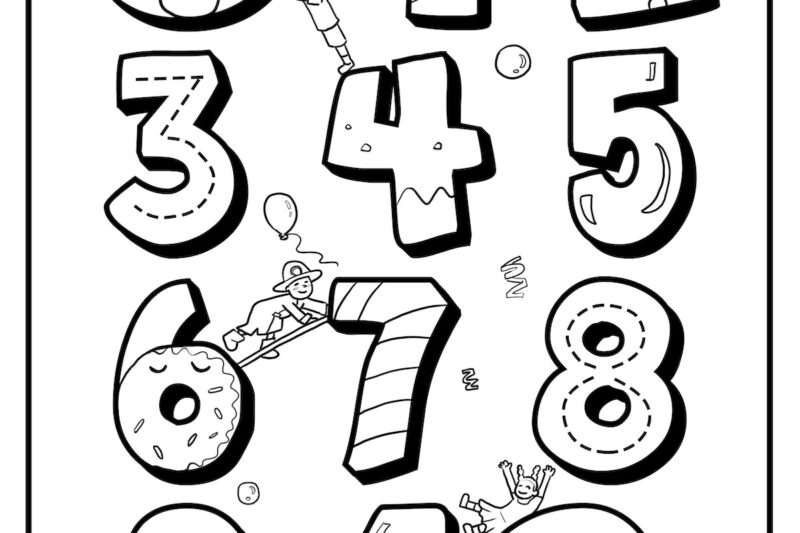 Free Coloring Pages For Pre K