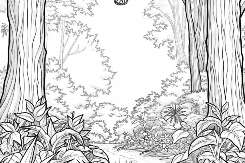 Free Coloring Pages Of Nature