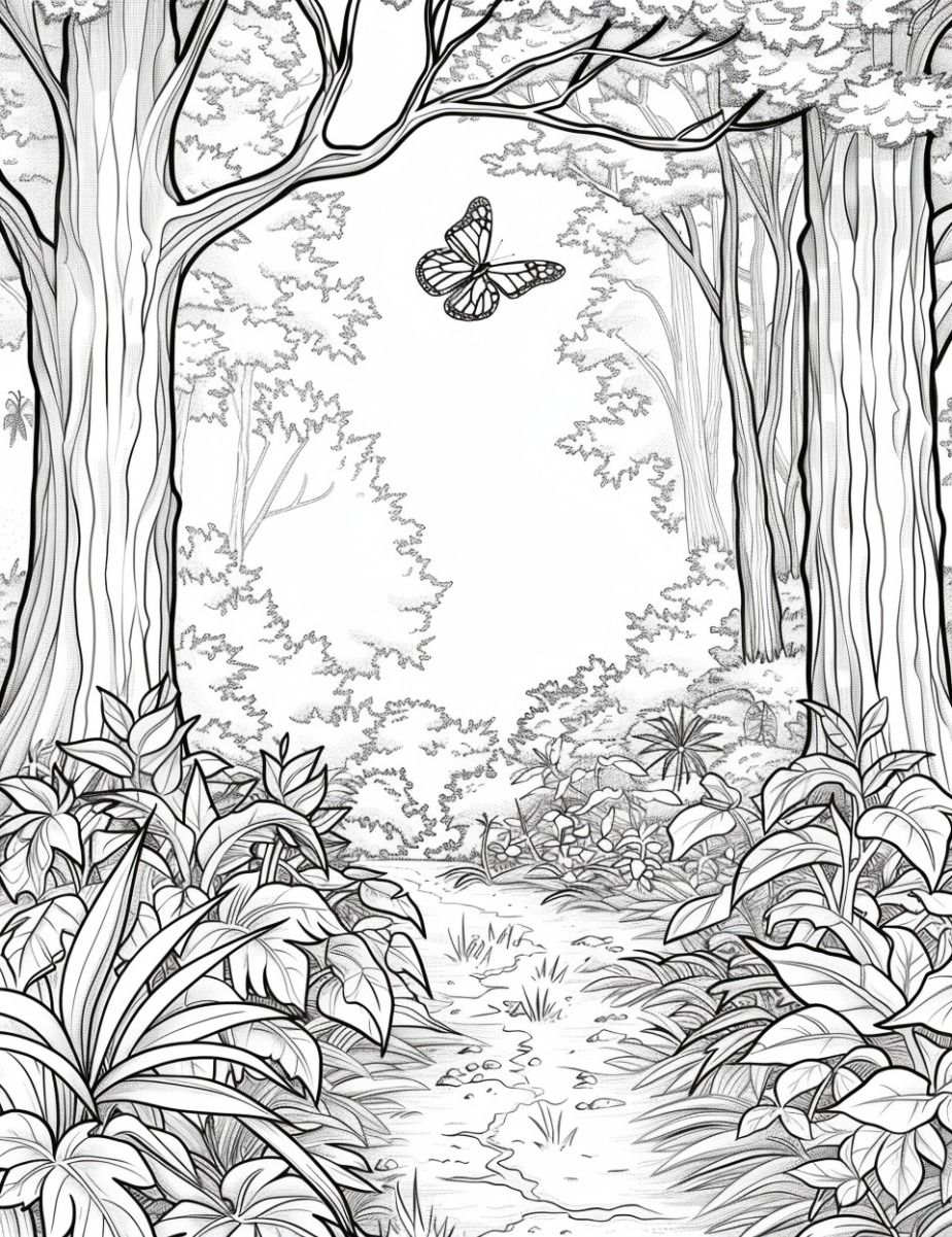 Free Coloring Pages Of Nature - 30 nature coloring pages free printable sheets – Artofit