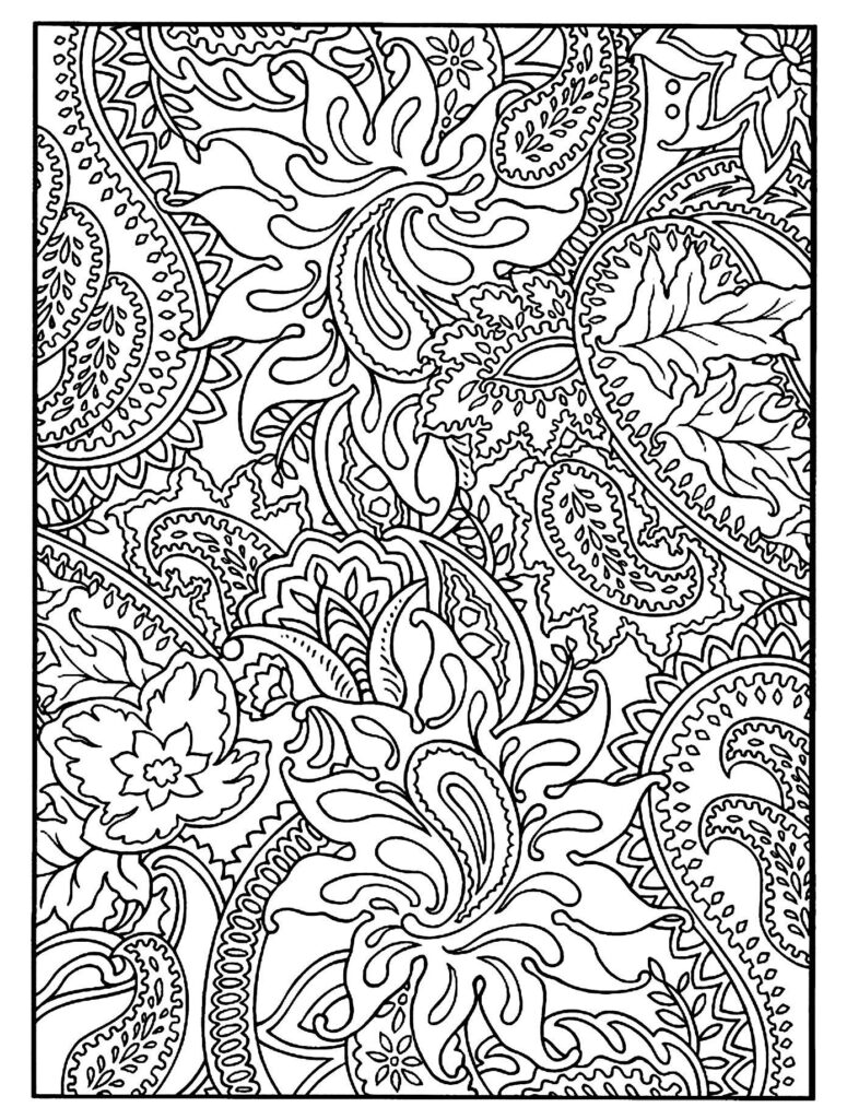 Free Coloring Pages Printable For Adults Pdf