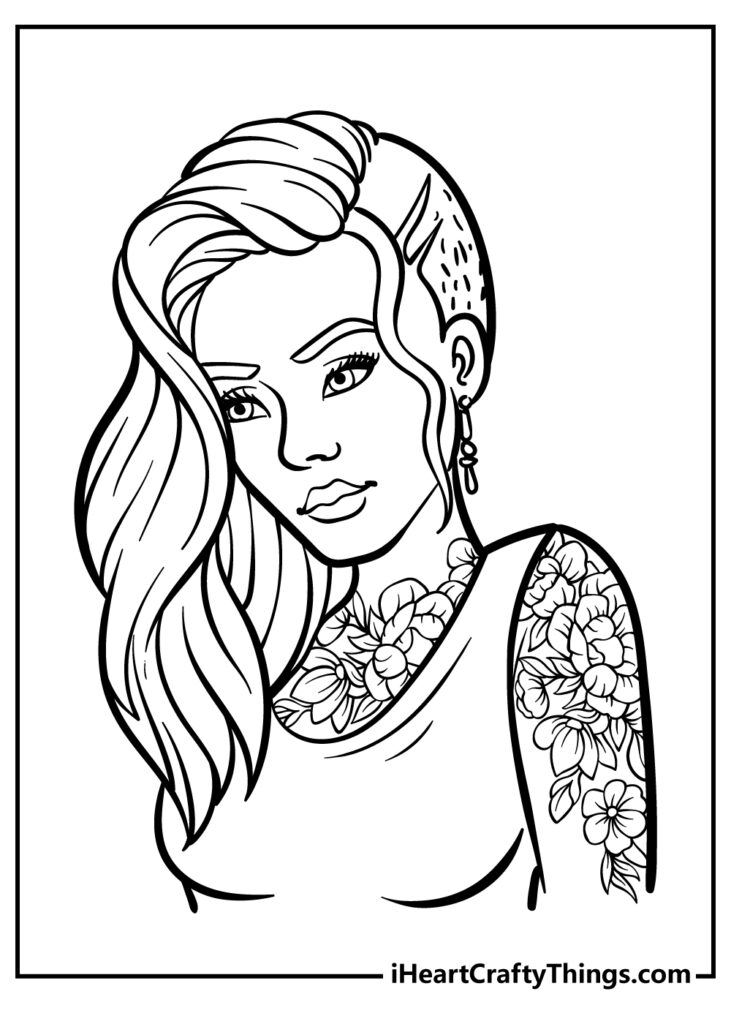 Free Coloring Pages Teens