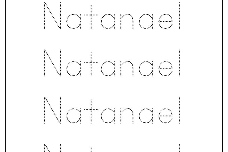 Free Editable Name Tracing Worksheets
