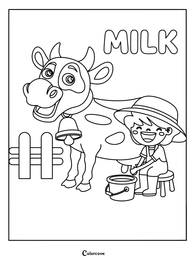 Free Farm Animal Coloring Pages