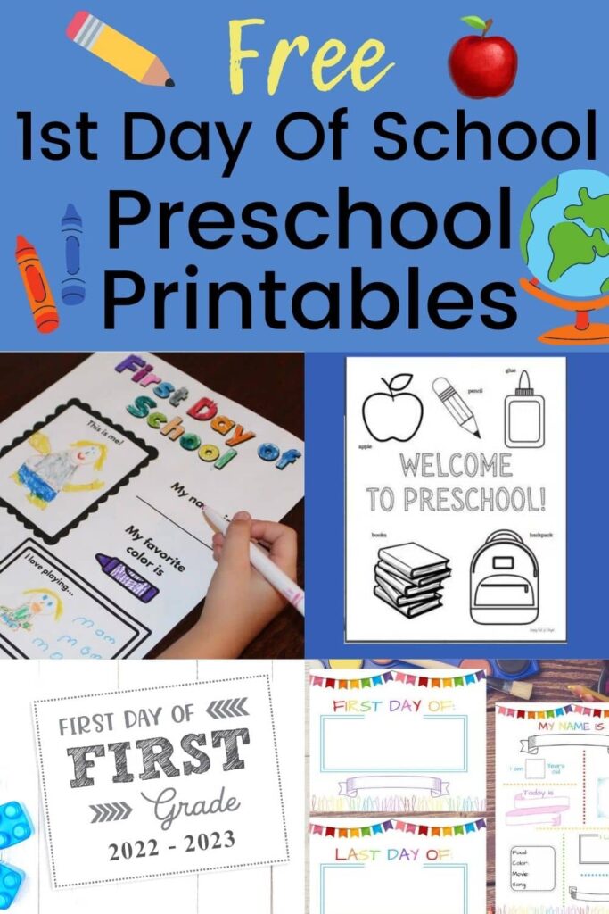 19 Free First Day of Preschool Printables – Simply Full of Delight 19 Free First Day of Preschool Printables - Simply Full of Delight