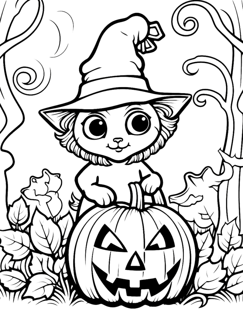 Free Halloween Coloring Sheets For Kids - Halloween Coloring Pages For Kids