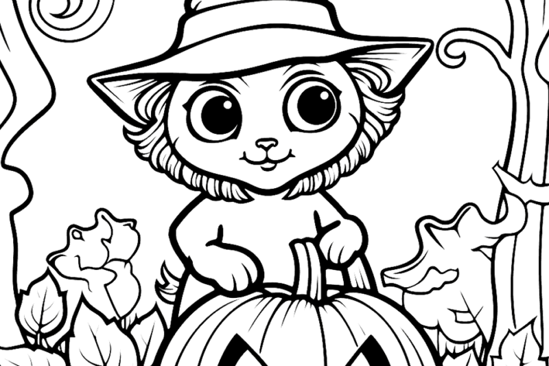 Free Halloween Coloring Sheets For Kids