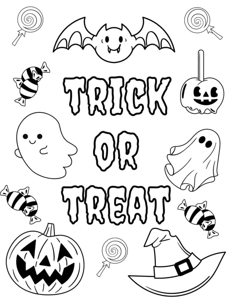 Free Halloween Printable Coloring Sheets Free Halloween Printable Coloring Sheets