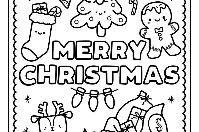 Free Holiday Coloring Pages For Kids