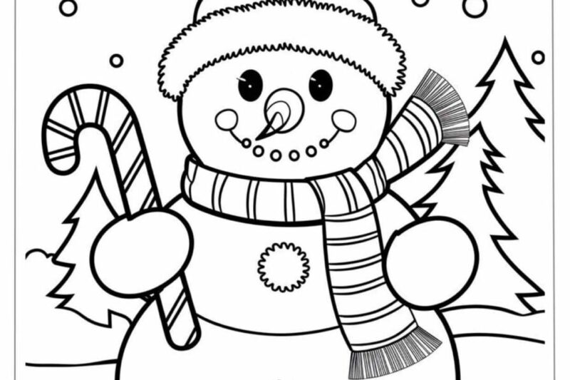 Free Holiday Pictures To Color