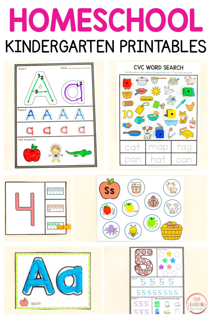Free Homeschool Worksheets For Kindergarten - Homeschool Printable Worksheets for Kindergarten: A Fun and Engaging ...