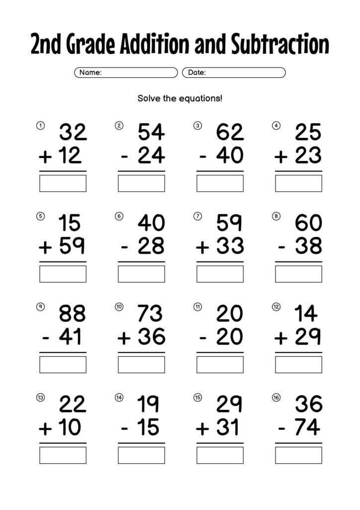 Free Math Problems For 2nd Graders – 15 Math Worksheets 2nd Grade Activity | 2nd grade math pages, Grade 2 … Free Math Problems For 2nd Graders - 15 Math Worksheets 2nd Grade Activity | 2nd grade math pages, Grade 2 ...
