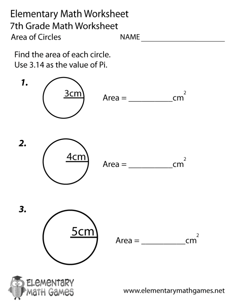 Free Math Worksheets For 7Th Graders Printable Free Math Worksheets For 7Th Graders Printable