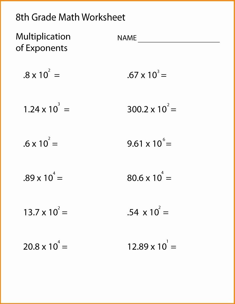 Free Math Worksheets For 8Th Graders Printable - Printable Board Games