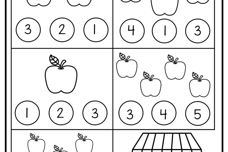 Free Math Worksheets Pre K