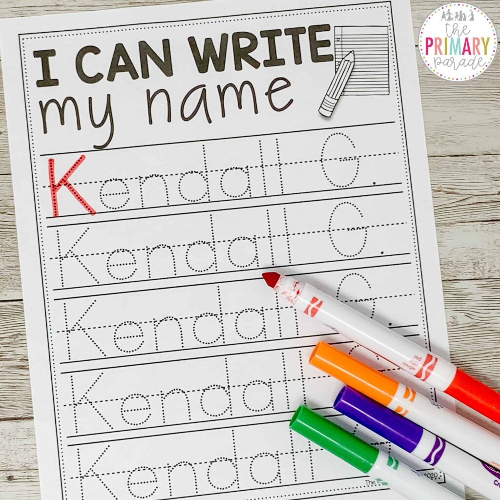 Free Name Writing Practice: Editable Tracing Template (2024) | Name ...