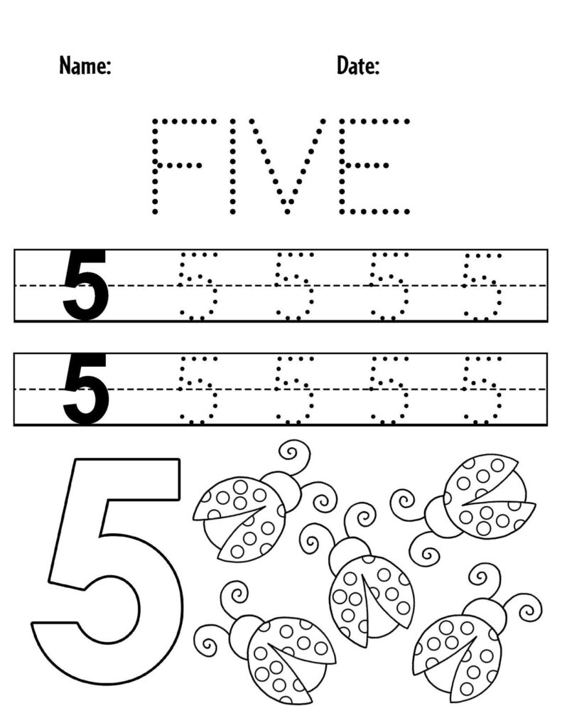 FREE Number 5 Worksheets for Preschool ⋆ The Hollydog Blog | Numbers … FREE Number 5 Worksheets for Preschool ⋆ The Hollydog Blog | Numbers ...