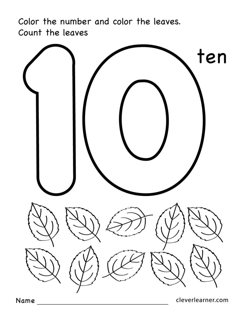 Free Number Tracing Worksheets with Ten Frames - Printables