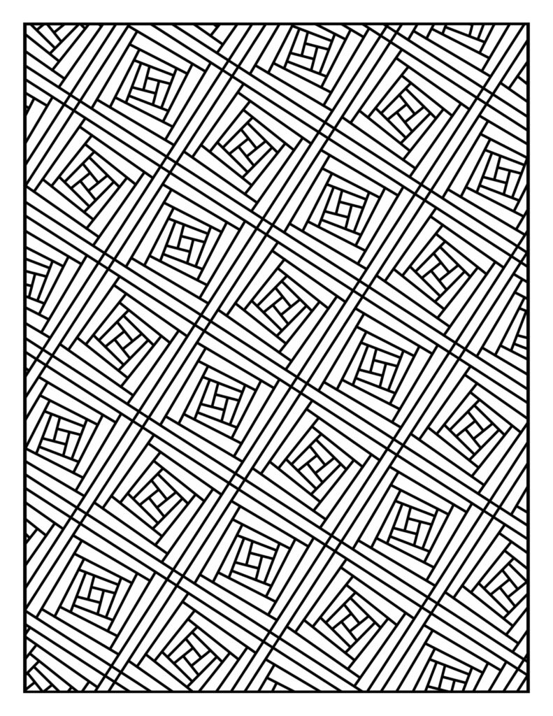 Free Pattern Coloring Pages