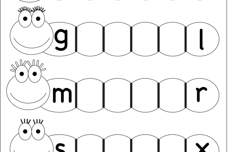 Free Pre K Alphabet Worksheets