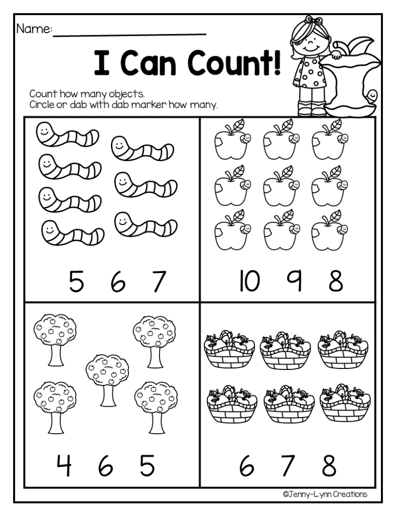 Free Preschool Math Printables | Little Dots Education – Worksheets Library Free Preschool Math Printables | Little Dots Education - Worksheets Library