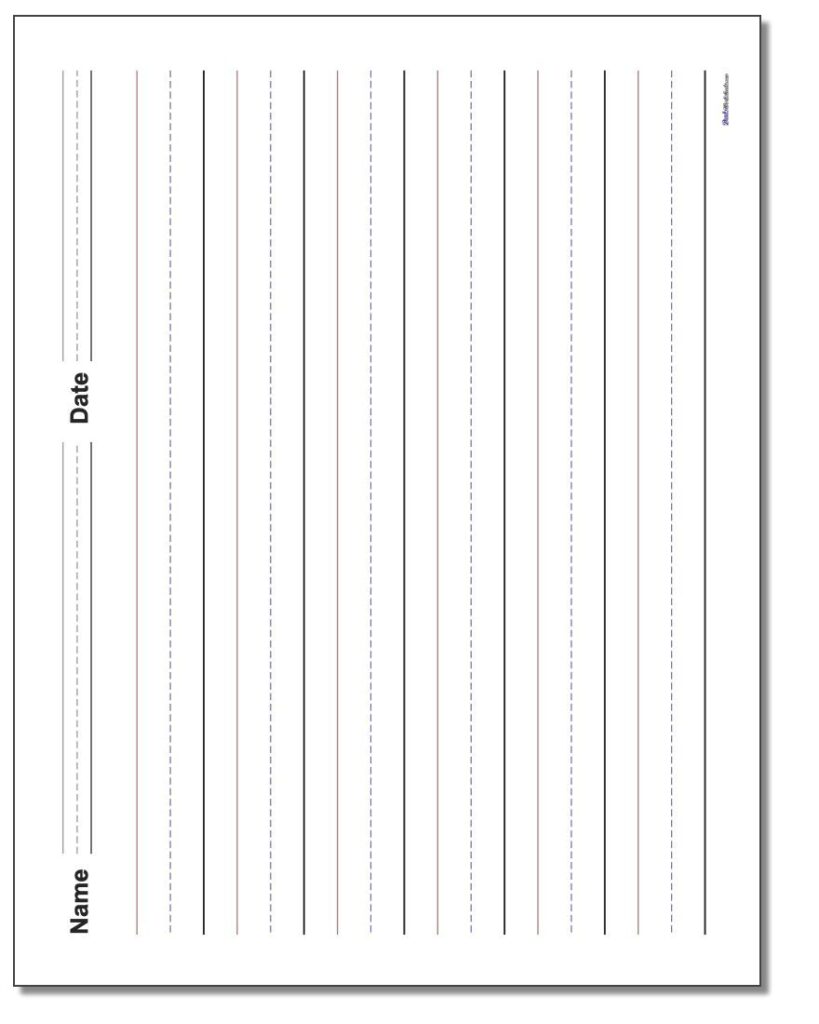 Free Primary Writing Paper Template