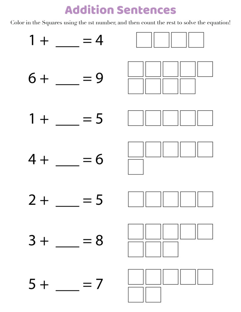 Free Printable 1St Grade Math Worksheets - Printable Sight Words List