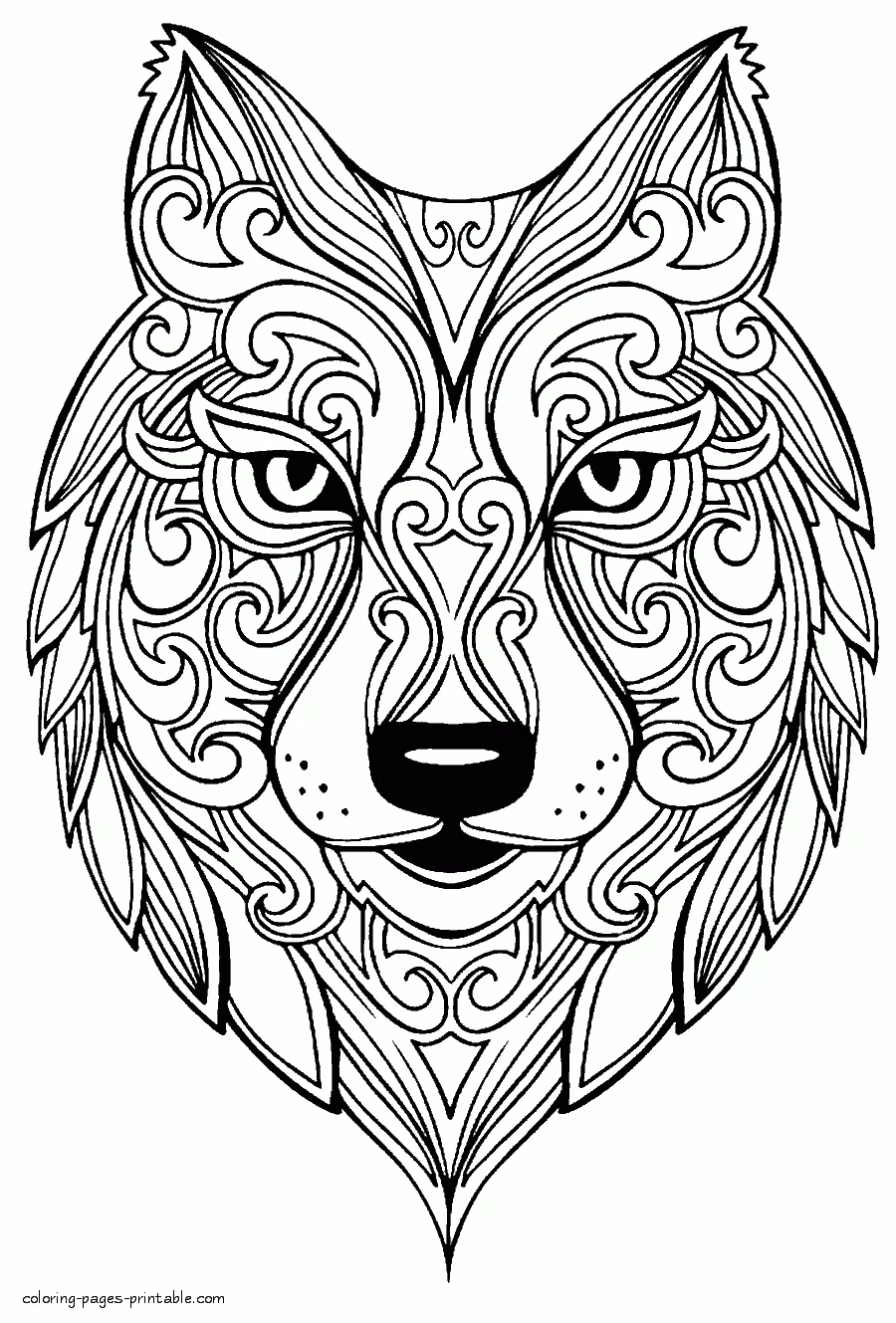Free Printable Adult Coloring Pages Animals - Free Printable Coloring Pages For Adults Animals