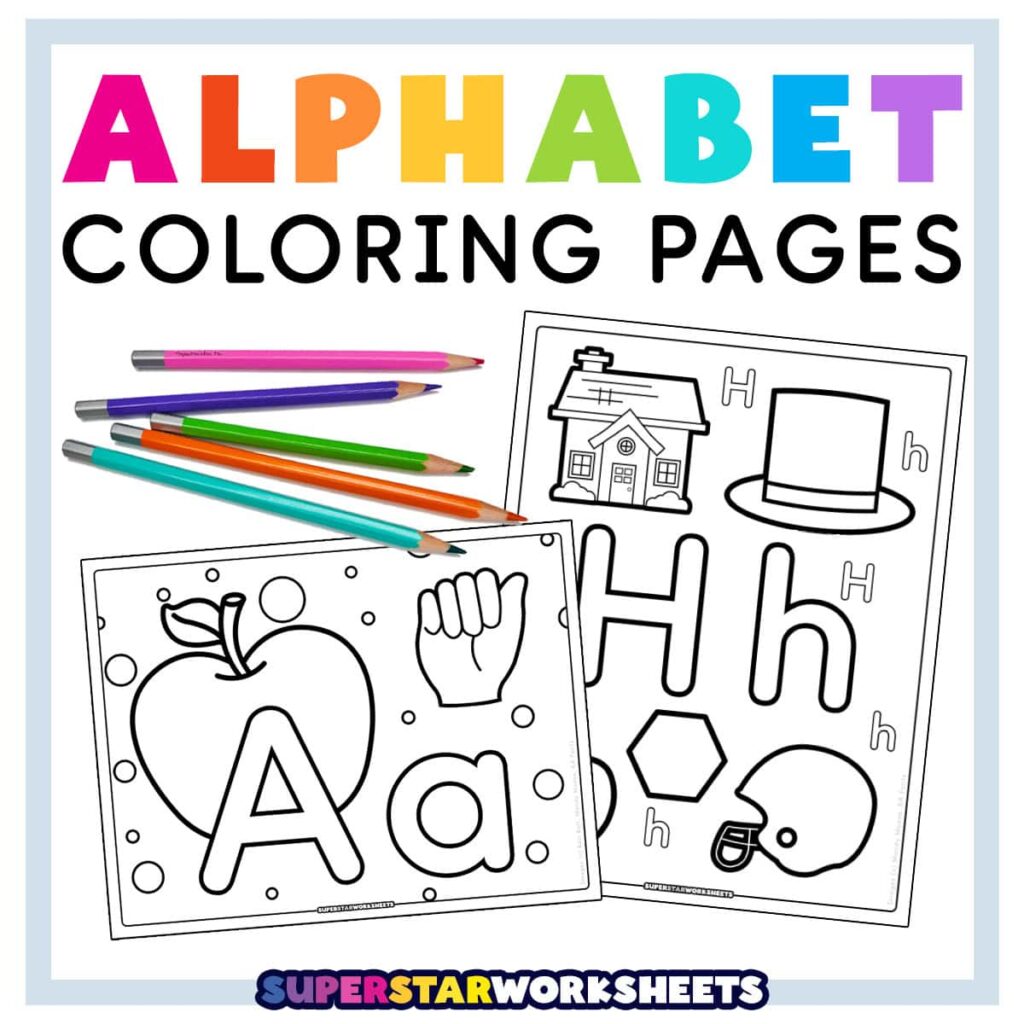 Free Printable Alphabet Coloring Pages