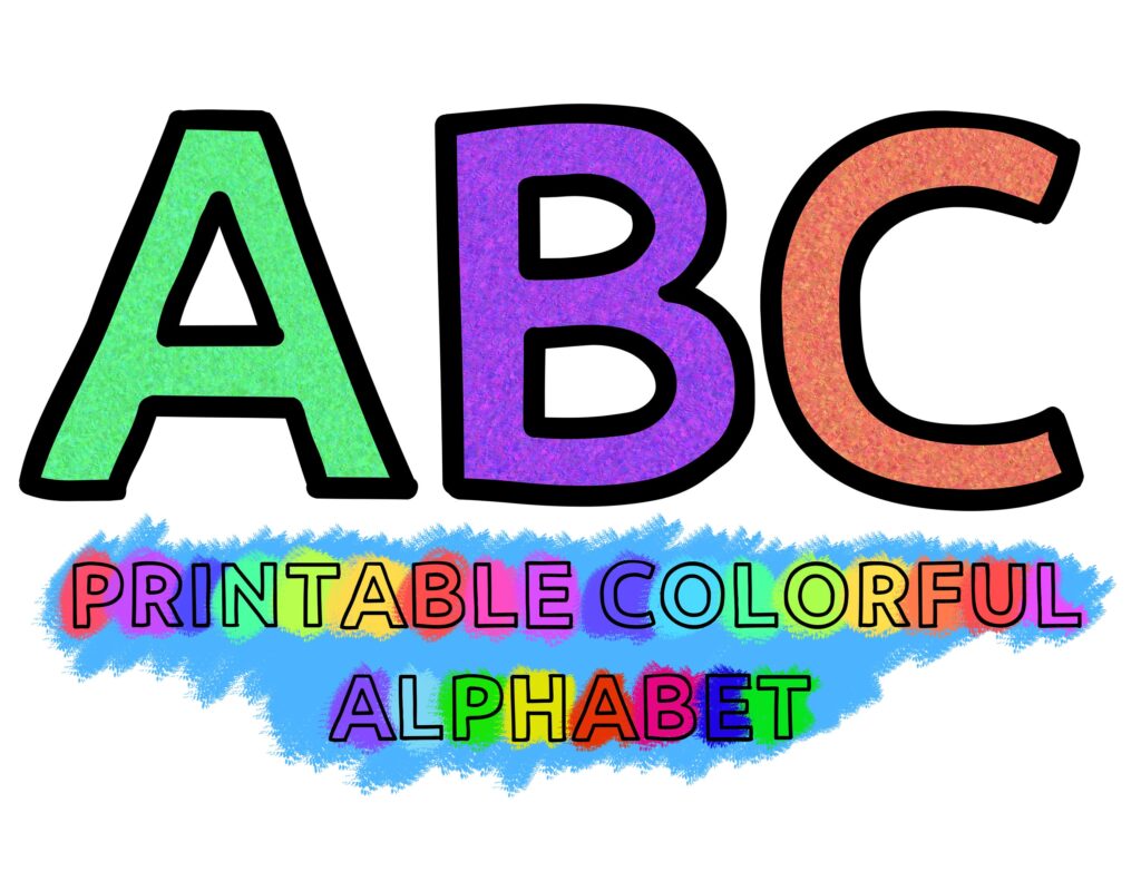 Free printable alphabet letters color, Download Free printable alphabet ...