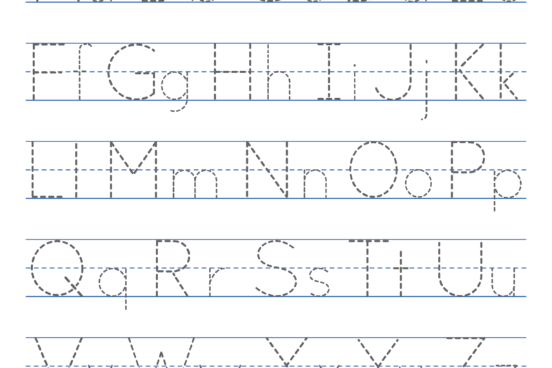 Free Printable Alphabet Tracing Sheet