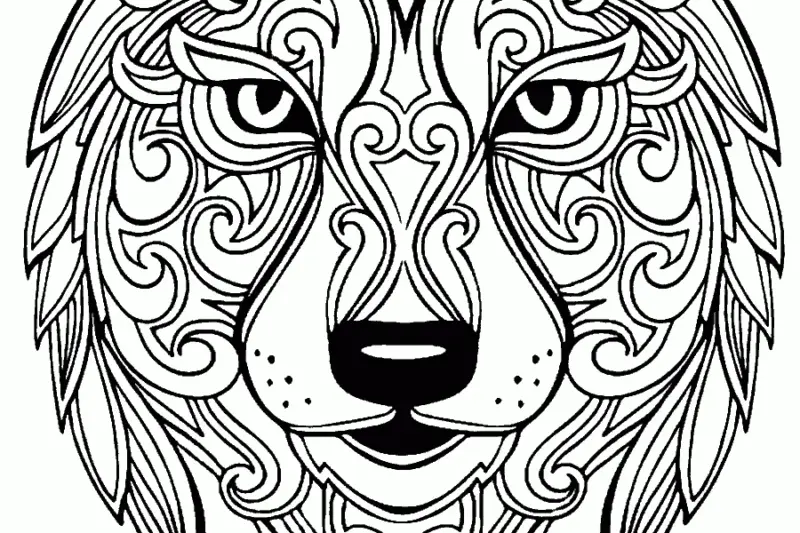 Free Printable Animal Coloring Pages For Adults