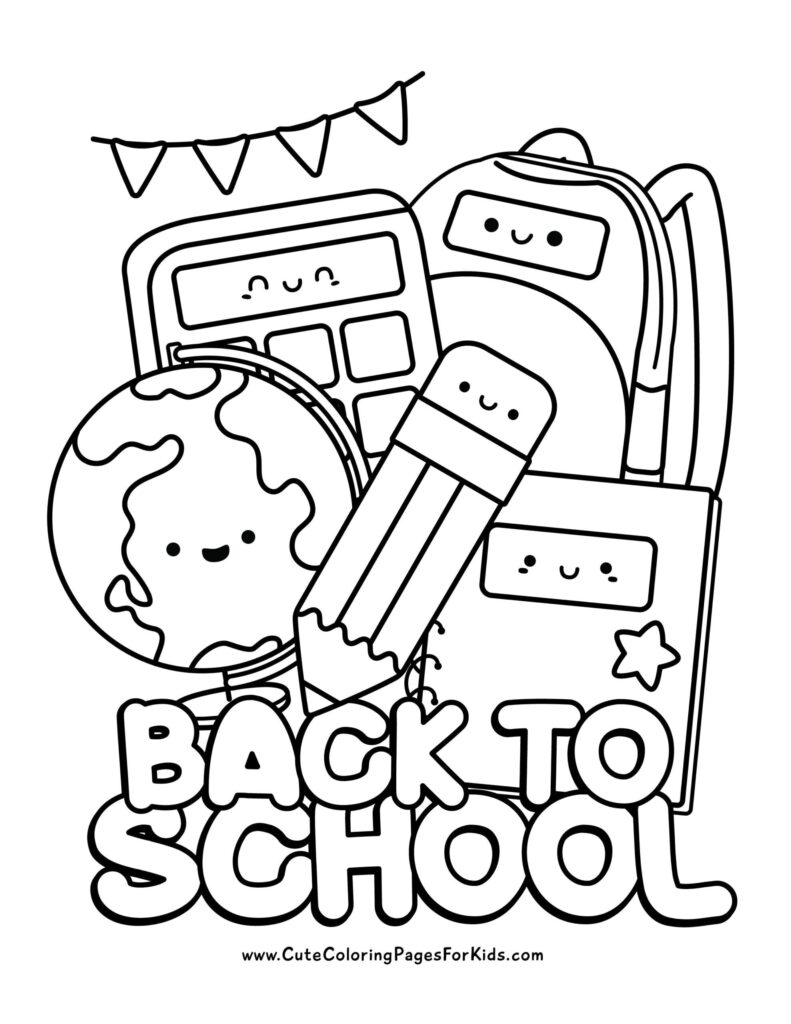 Free Printable Back To School Coloring Pages – Preschool Back To School Coloring Pages Free Printable Back To School Coloring Pages - Preschool Back To School Coloring Pages