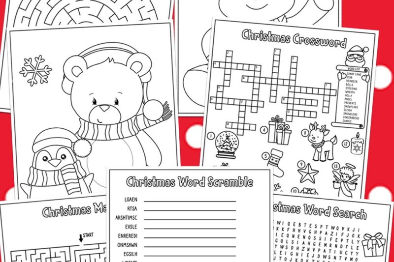 Free Printable Christmas Activity Pages