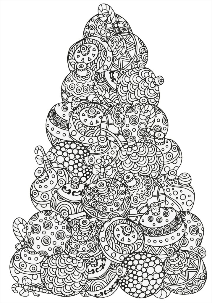 Free Printable Christmas Adult Coloring Pages at webkamilablog Blog
