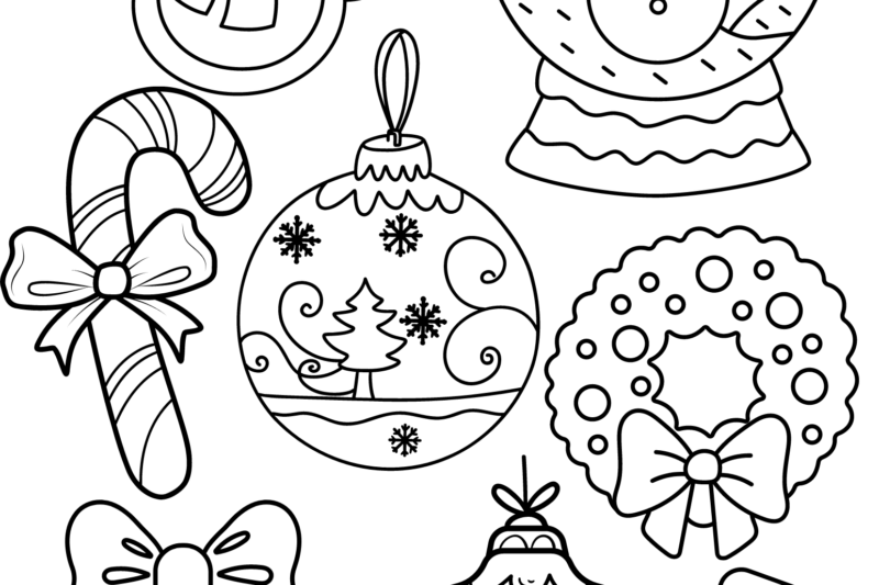 Free Printable Christmas Coloring Book Pages