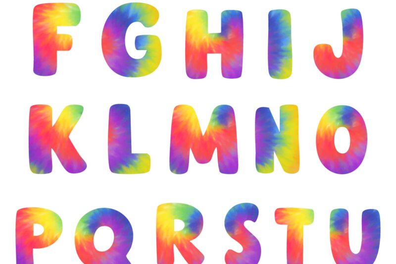 Free Printable Colorful Alphabet Letters