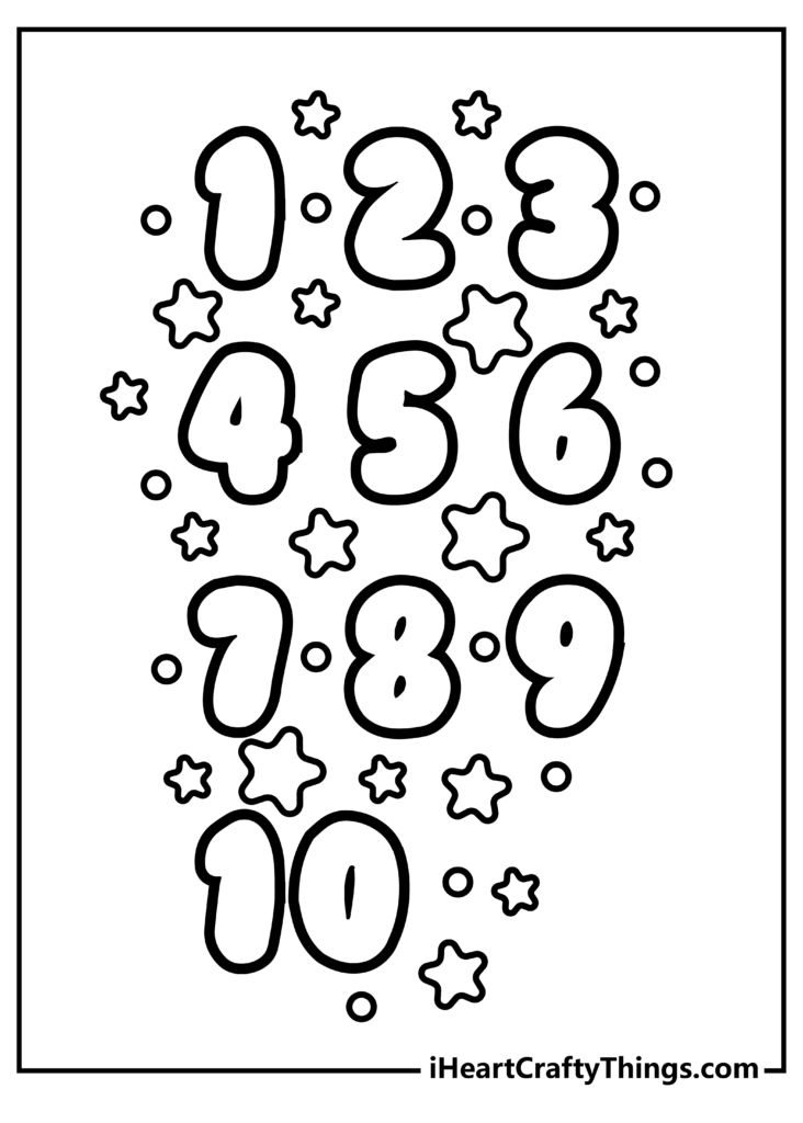 Free Printable Coloring by Number Pages for Kids Free Printable Coloring by Number Pages for Kids
