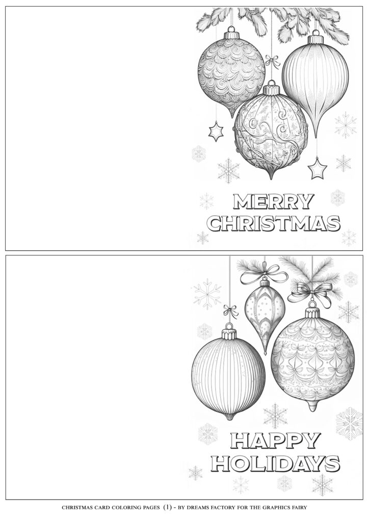 Free printable coloring happy holiday cards, Download Free printable ...
