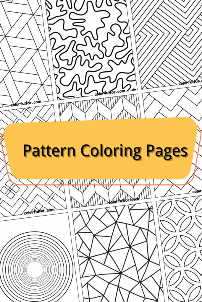 Free Printable Coloring Pages Patterns - 37 Free Printable Pattern Coloring Pages For Kids And Adults: New ...