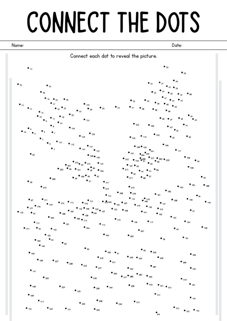 Free Printable Connect The Dots Worksheets - Connect The Dots 110 Worksheet Google Search Worksheets