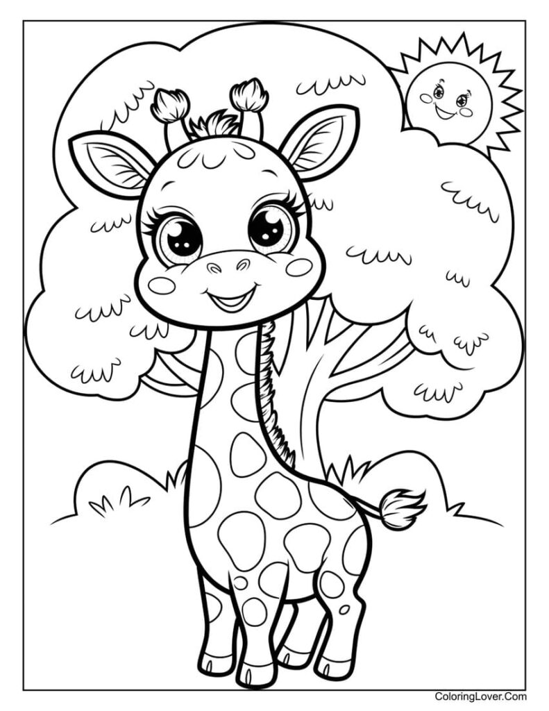 Free Printable Cute Coloring Pages