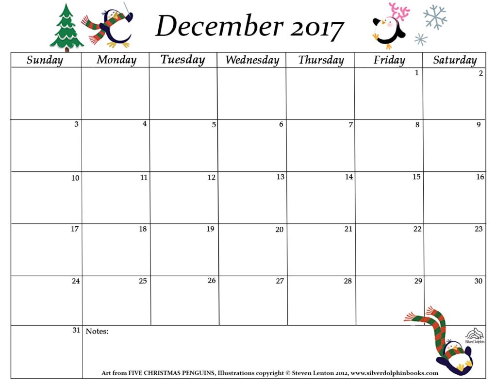 Free Printable December Calendar - Google Calendar Tips