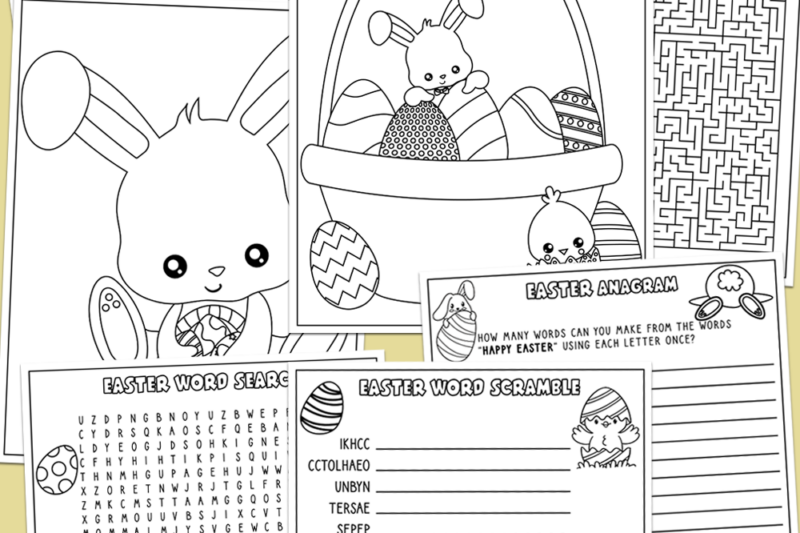 Free Printable Easter Activities Worksheets
