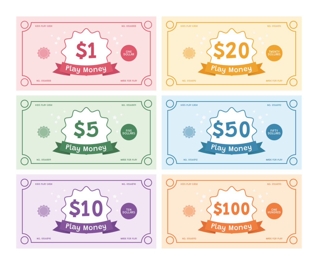 Free Printable Fake Money (Actual Size) Templates! - Printables for ...