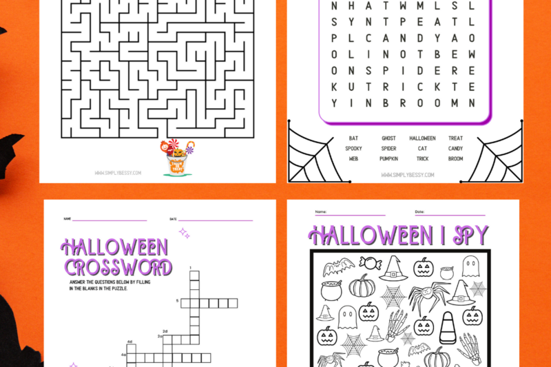 Free Printable Fun Activity Sheets
