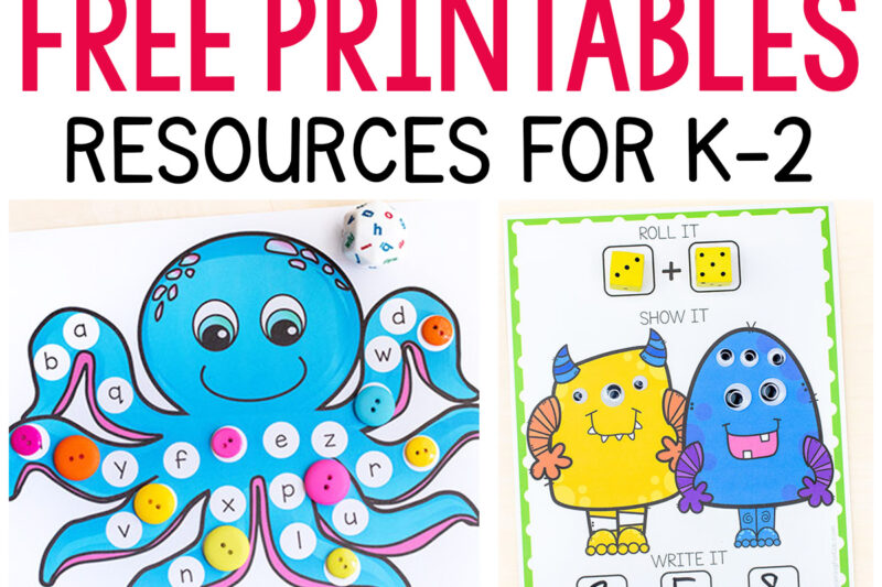 Free Printable Kids Activity Sheets