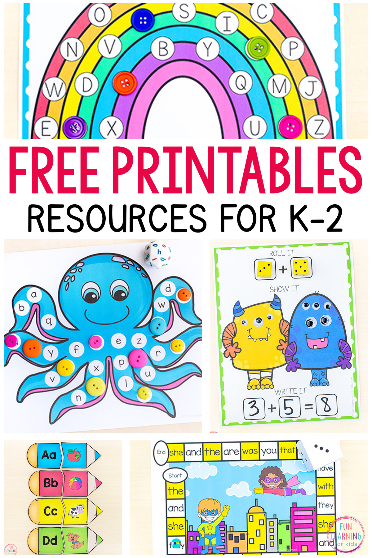Free Printable Kids Activity Sheets - 400+ Free Printables and Activities for Kids - Worksheets Library