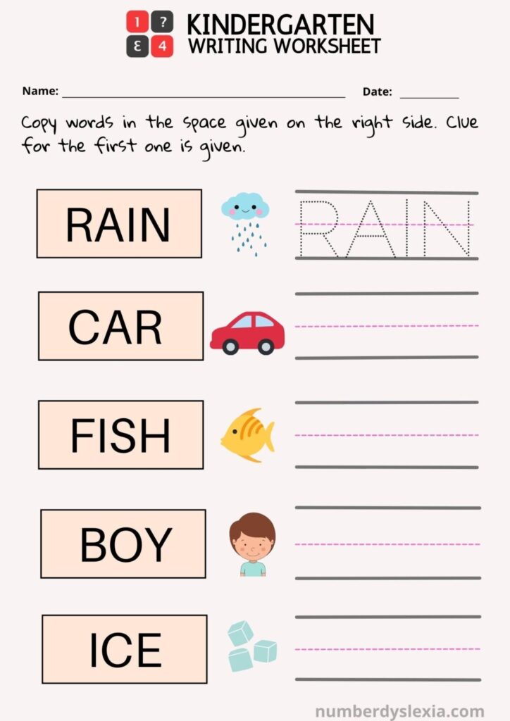 Free Printable Kids Writing Worksheets – Printable Worksheets Free Printable Kids Writing Worksheets - Printable Worksheets