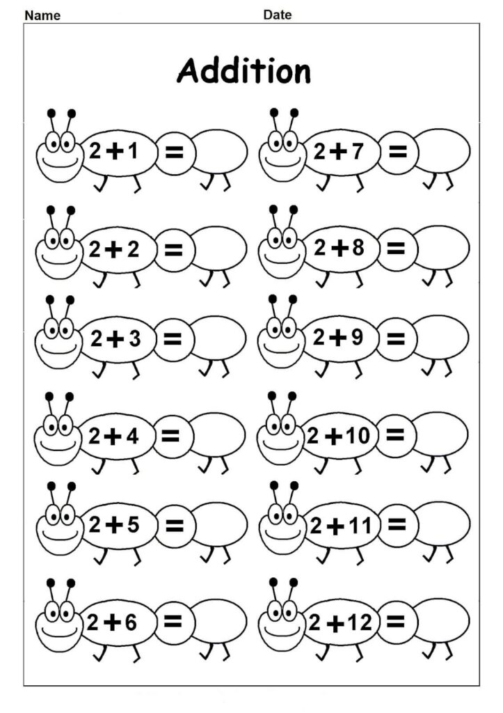 Free Printable Kindergarten Math Worksheets - Printable Worksheets